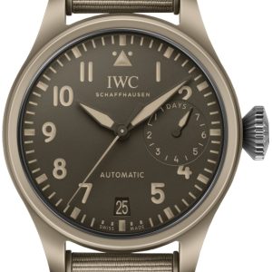 IWC Herrklocka IW506003 Big Pilot Grå/Läder Ø46 mm