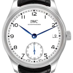 IWC Herrklocka IW510212 Portuguese Vit/Läder Ø43 mm