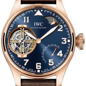 IWC Herrklocka IW590303 Pilots Blå/Läder Ø46 mm