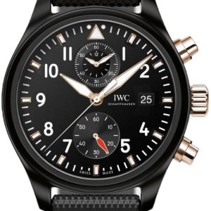 IWC Pilots Herrklocka IW389003 Svart/Textil Ø44 mm