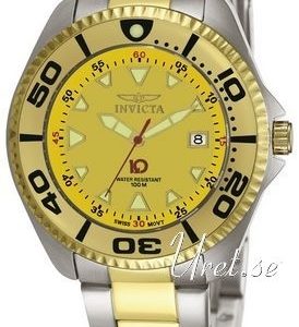 Invicta 10 Herrklocka 3874 Gul/Stål Ø42 mm