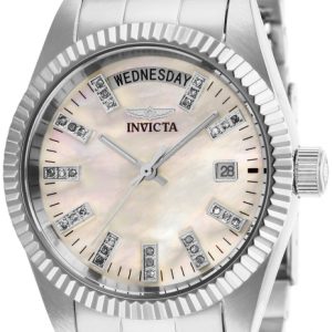 Invicta 99999 Damklocka 29870 Vit/Stål Ø36 mm