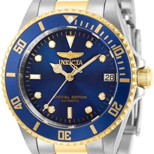 Invicta 99999 Damklocka 30604 Blå/Gulguldtonat stål Ø36 mm