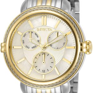 Invicta 99999 Damklocka 30851 Vit/Gulguldtonat stål Ø38 mm