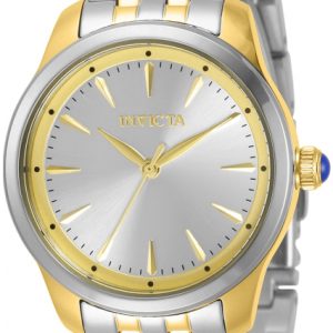 Invicta 99999 Damklocka 31094 Silverfärgad/Gulguldtonat stål Ø33 mm