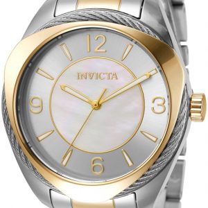 Invicta 99999 Damklocka 31218 Silverfärgad/Gulguldtonat stål Ø38 mm