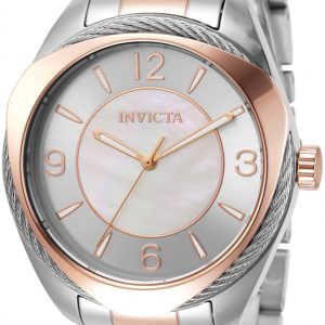 Invicta 99999 Damklocka 31219 Silverfärgad/Roséguldstonat stål