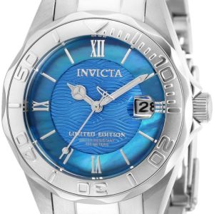 Invicta 99999 Damklocka 34262 Blå/Stål Ø38 mm