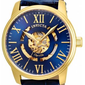 Invicta 99999 Herrklocka 22601 Blå/Läder Ø42 mm