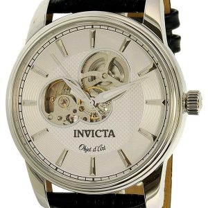 Invicta 99999 Herrklocka 22616 Silverfärgad/Läder Ø44 mm