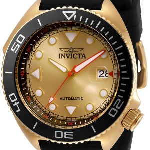 Invicta 99999 Herrklocka 30425 Gulguldstonad/Gummi Ø47 mm