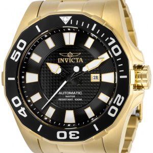 Invicta 99999 Herrklocka 30515 Svart/Gulguldtonat stål Ø53 mm