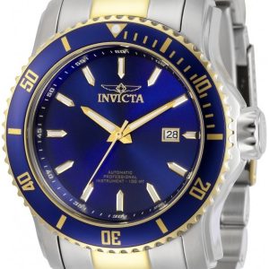 Invicta 99999 Herrklocka 30557 Blå/Gulguldtonat stål Ø48.8 mm