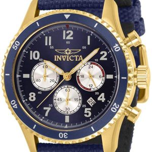 Invicta 99999 Herrklocka 31289 Blå/Läder Ø43 mm