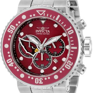 Invicta 99999 Herrklocka 33115 Röd/Stål Ø52 mm