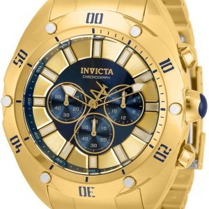 Invicta 99999 Herrklocka 33743 Flerfärgad/Gulguldtonat stål Ø50 mm