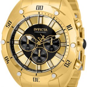 Invicta 99999 Herrklocka 33744 Flerfärgad/Gulguldtonat stål Ø50 mm