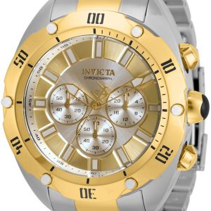 Invicta 99999 Herrklocka 33751 Flerfärgad/Gulguldtonat stål Ø50 mm