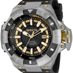 Invicta Akula Herrklocka 31876 Svart/Gummi Ø52.5 mm