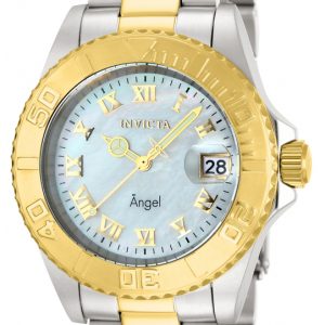 Invicta Angel Damklocka 14364 Blå/Gulguldtonat stål Ø40 mm