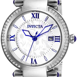 Invicta Angel Damklocka 27082 Vit/Stål Ø40 mm