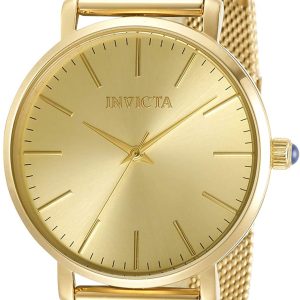 Invicta Angel Damklocka 31071 Gulguldstonad/Gulguldtonat stål Ø38 mm