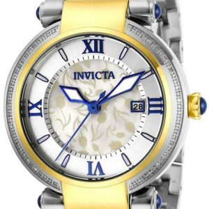 Invicta Angel Diamond Damklocka 29875 Silverfärgad/Gulguldtonat