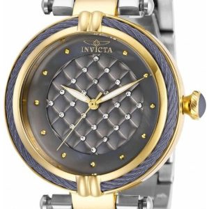 Invicta Bolt Damklocka 28936 Grå/Gulguldtonat stål Ø36.5 mm