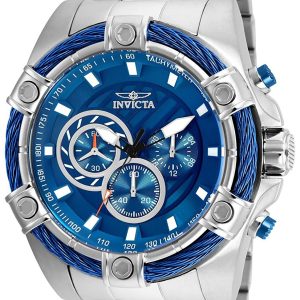 Invicta Bolt Herrklocka 25513 Blå/Stål Ø52 mm