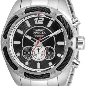 Invicta Bolt Herrklocka 31464 Svart/Stål Ø52 mm