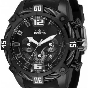 Invicta Bolt Herrklocka 35628 Svart/Gummi Ø51 mm