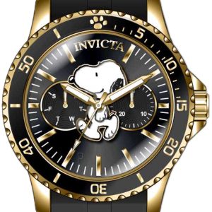 Invicta Character Damklocka 38651 Svart/Gummi Ø40 mm