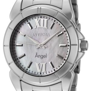 Invicta Damklocka 0458 Angel Vit/Stål Ø38 mm