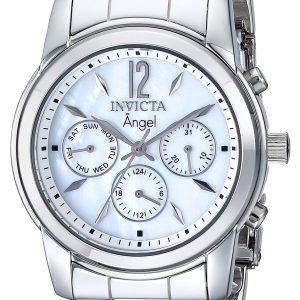 Invicta Damklocka 0463 Angel Vit/Stål Ø38 mm