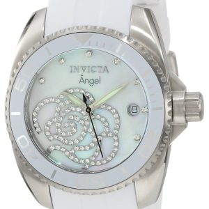 Invicta Damklocka 0486 Angel Blå/Gummi Ø39 mm