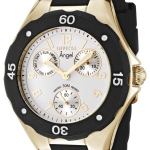 Invicta Damklocka 0717 Angel Vit/Gummi Ø38 mm