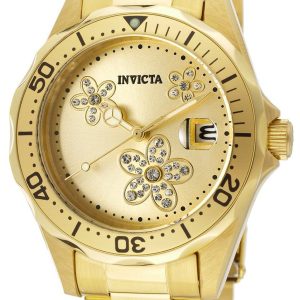 Invicta Damklocka 12508 Pro Diver Gulguldstonad/Gulguldtonat stål