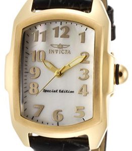 Invicta Damklocka 13834 Lupah Vit/Läder Ø29 mm