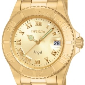 Invicta Damklocka 14321 Angel Gulguldstonad/Gulguldtonat stål Ø40 mm