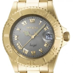 Invicta Damklocka 14366 Angel Grå/Gulguldtonat stål Ø40 mm