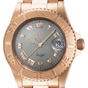 Invicta Damklocka 14368 Angel Grå/Roséguldstonat stål Ø40 mm