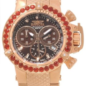 Invicta Damklocka 14771 Subaqua Brun/Roséguldstonat stål Ø42 mm