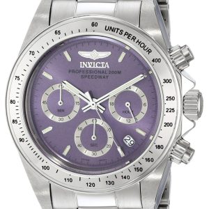 Invicta Damklocka 16656 Speedway Lila/Stål Ø40 mm