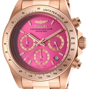 Invicta Damklocka 16657 Speedway Rosa/Roséguldstonat stål Ø41 mm