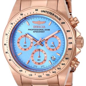 Invicta Damklocka 16658 Speedway Blå/Roséguldstonat stål Ø40 mm