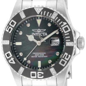 Invicta Damklocka 17369 Pro Diver Svart/Stål Ø34 mm