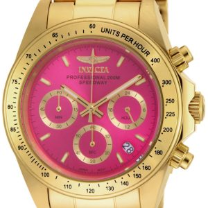 Invicta Damklocka 18255 Speedway Rosa/18 karat gult guld Ø39.5 mm