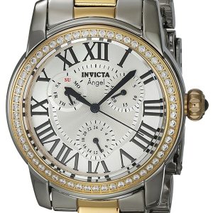 Invicta Damklocka 21707 Angel Silverfärgad/Gulguldtonat stål Ø38 mm