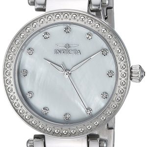 Invicta Damklocka 22193 Wildflower Silverfärgad/Stål Ø34 mm