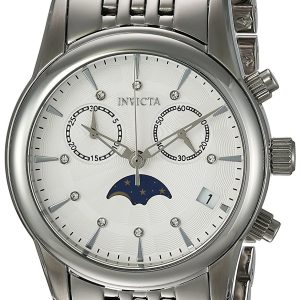 Invicta Damklocka 22499 Angel Silverfärgad/Stål Ø34 mm